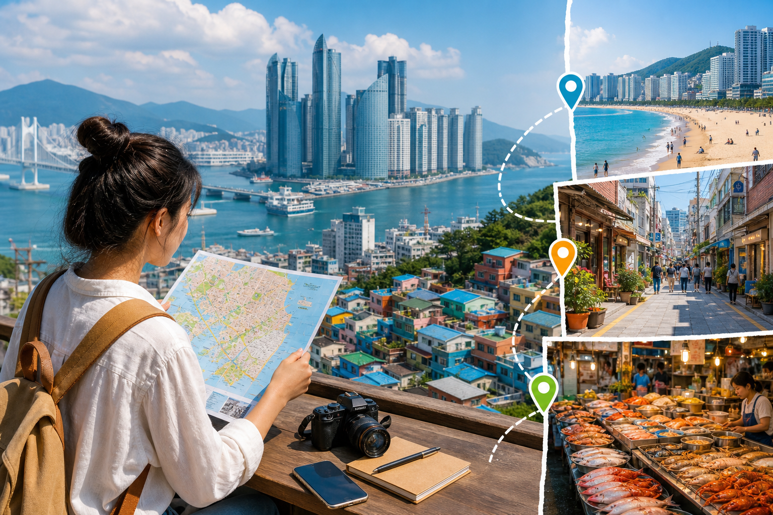 Traveler planning a 2-day, 3-day, or 4-day Busan trip
