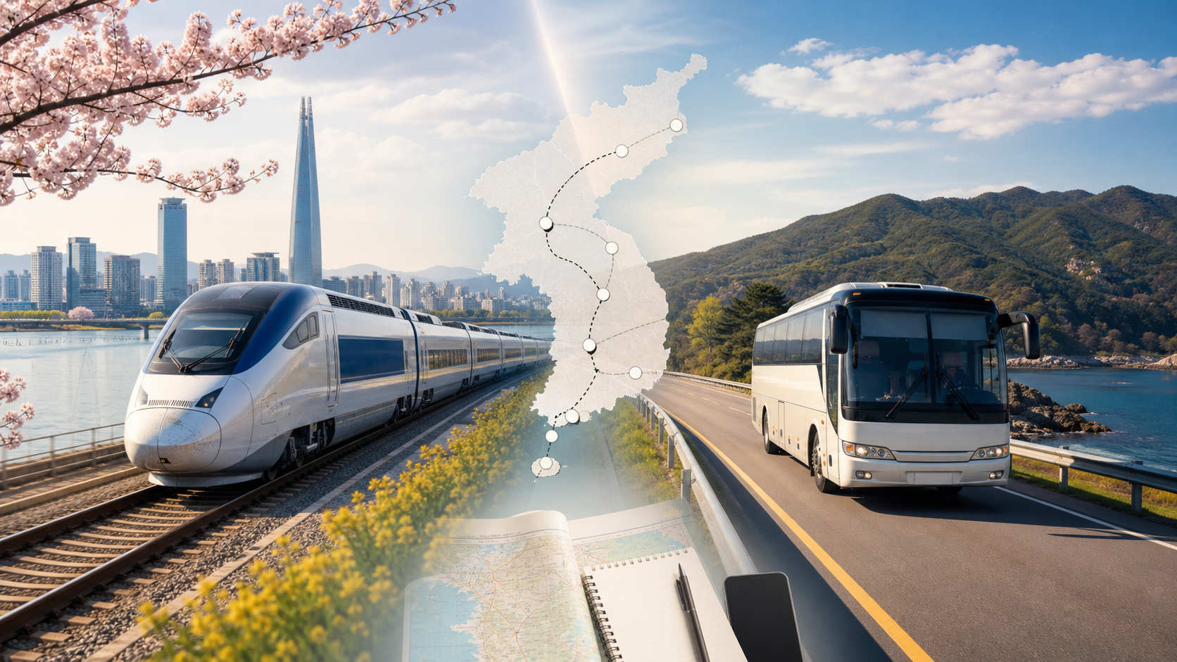 Korea train and intercity bus comparison for first-time route planning